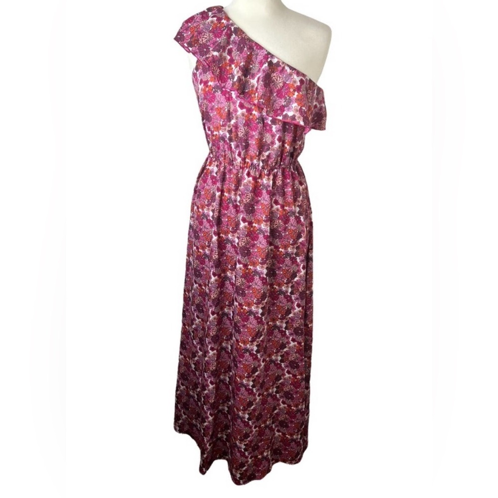 Liberto of London for Target one shoulder floral maxi dress